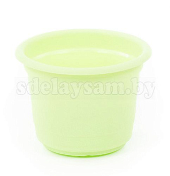 Горшок цветочный "Ксения" №4 - 1.25 л бледно-зеленый