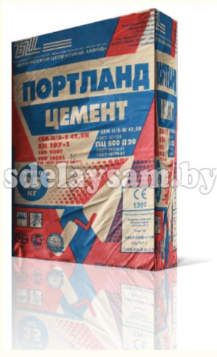 Портландцемент д20, 25 кг