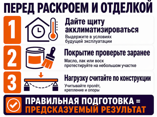 Мебельный щит из дуба 1800×500×40 мм, сорт 2/3, цельноламельный фото 4