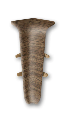 Угол внутренний для плинтуса 70мм "Идеал Деконика", 291 Орех