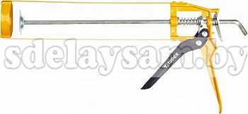 Пистолет для герметиков рамочный (скелетный), желтый Topex