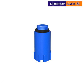 Заглушка для водной розетки синяя 1/2 (9888PP12B8)