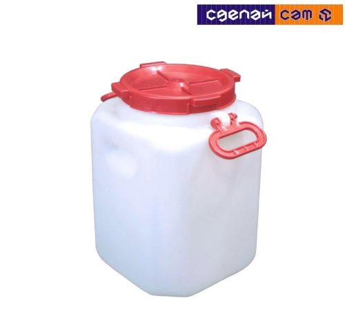 Канистра-бочка 40л (горл.215мм) с навес.руч.(уп.4)  М680