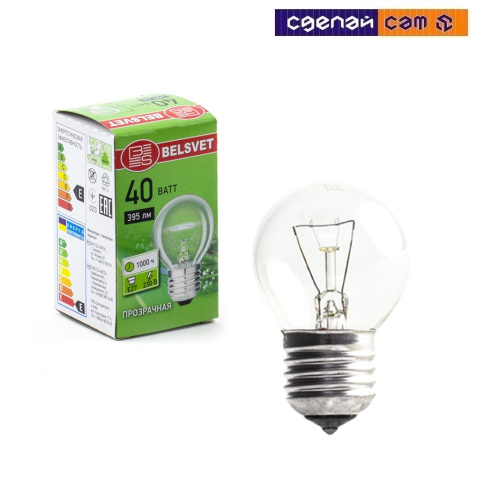 Лампа накаливания ДШ230-40-1 E27