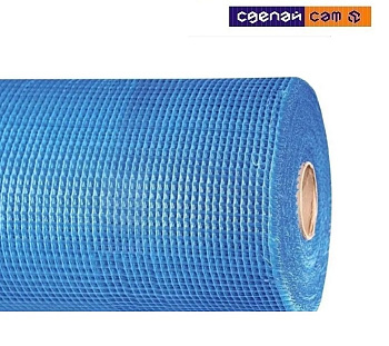 Стеклосетка MINI Синяя 2м; LIHTAR, яч.5х5.