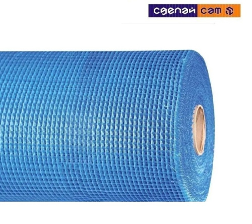 Стеклосетка MINI Синяя 2м; LIHTAR, яч.5х5.