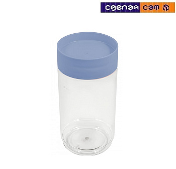 Банка для хранения сыпучих продуктов STOCKHOLM 1,5 л туманно-голубой  