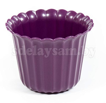 Горшок цветочный "Виола"  h=110 мм - 1 л фиолетовый