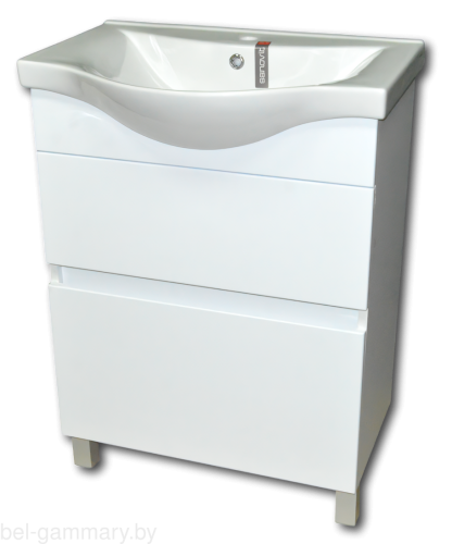 Тумба под ум.с ум. Гамма Р25оФ8-У65 (белый) Альбатрос-10065