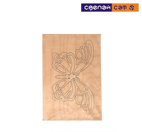 Заготовка для выпиливания "бабочка"