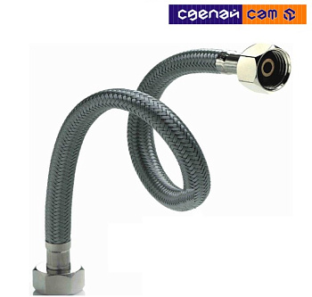 060 см. Подводка антикор. для воды 1/2 гайка-гайка (для сантехники) ACB