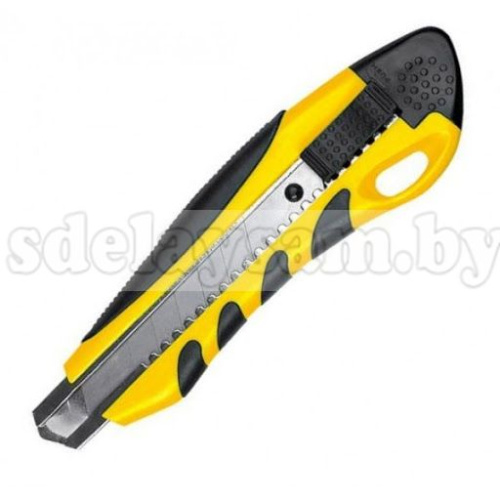 Нож 18мм металл. направляющая Topex  17B428