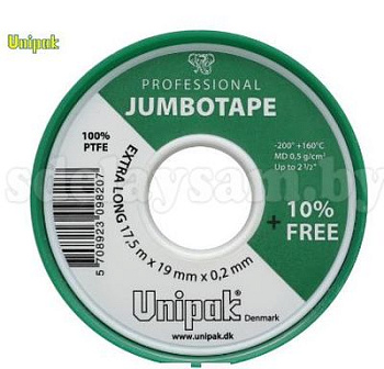 ФУМ-лента "JUMBOTAPE"  (11м*19мм*0,2мм)