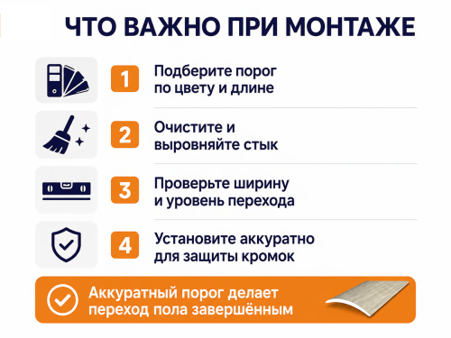 КТМ-2000 порог алюминиевый 110-616H, дуб ваниль, 1350 мм фото 4