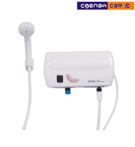 Проточный водонагреватель ATMOR BASIC 3,5 KW SHOWER, душ