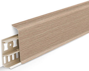 Плинтус напольный 70мм 2,2м "Идеал Деконика", 213 Дуб северный
