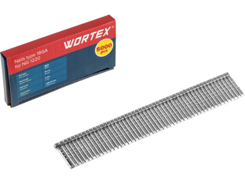 Гвозди тип 18GA 10 мм WORTEX (5000 шт.) для NG 1220, арт.1335956