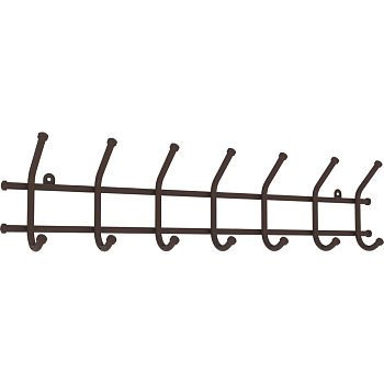 Вешалка настенная Норма-7 коричневая