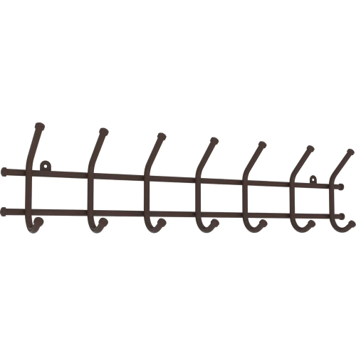 Вешалка настенная Норма-7 коричневая