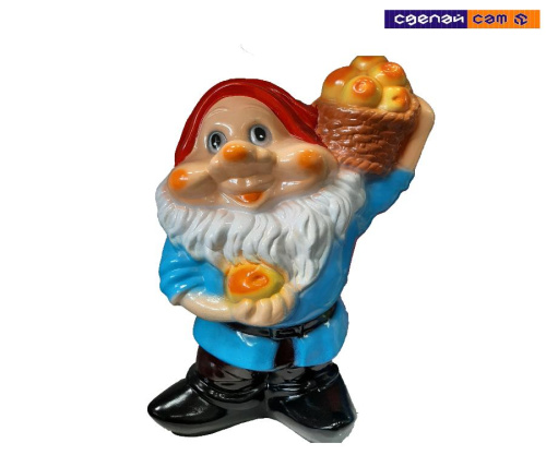 Сувенир Гном с яблоками
