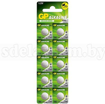 Элемент питания GP 186/LR43/V12GA 10BP
