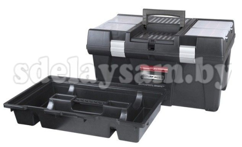 Ящик для инструментов Stuff Semi Profi алюм. 16" (415x226x200), ПОЛЬША