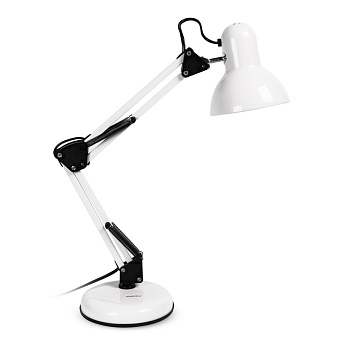 Светильник настольный под лампу E27 на основании, белый (SBL-DL-E27-w)