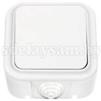 Выключатель А1 6-222 одноклавишный брызгозащищенный открытой установки