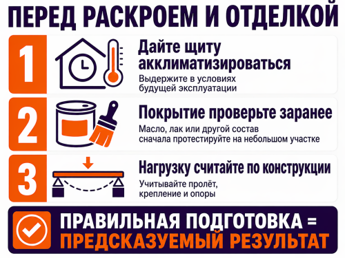 Мебельный щит из дуба 900×300×40 мм, сорт 2/3, цельноламельный фото 4