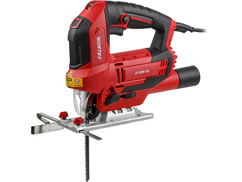 Лобзик электрический WORTEX JS 1009-1 LE в кор. 850 Вт, 500-3000 ход/мин, пропил до 100 мм