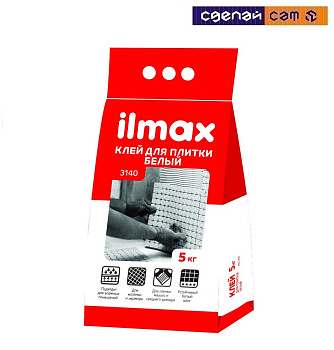 ilmax смесь 3140 5 кг облицовочная растворная сухая клеевая