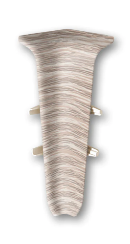 Угол внутренний для плинтуса 70мм "Идеал Деконика", 229 Дуб латте