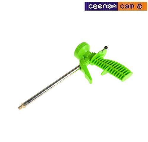 Пистолет для монтажной пены, пластмассовый корпус Сибртех арт. 88672