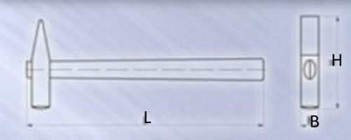 Молоток слесарный стальной 0.8кг