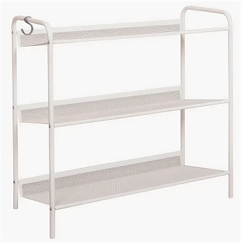 Подставка для обуви 3-х полочная "Женева 23" ( Geneva shoes 23) (Белый)