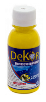 Паста колерная  "DEKOR" подсолнух №9 0,1 кг