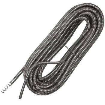 Трос канализационный пружинный 9 мм. утолщенный L= 10 м