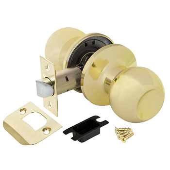 Ручка защелка DK672 PB-PS (6072 PB-P) (без фик.) золото (25225) (PUNTO)