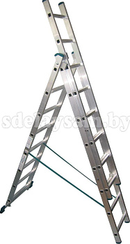 Лестница алюминиевая трехсекционная 5310