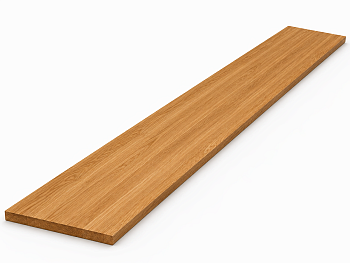 Мебельный щит из дуба 1400×300×20 мм, цельноламельный, сорт 1/2