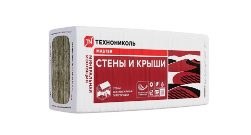 Плита минераловатная ТЕХНОНИКОЛЬ 34 PN Cтены и крыши, 1000x610x100 мм, 2,44 м2