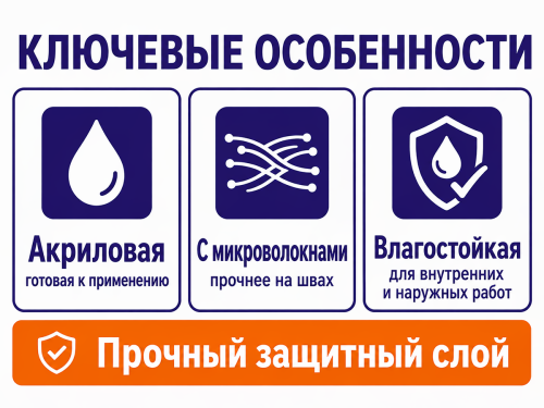NEOMID шпатлёвка по монтажной пене, 1,4 кг фото 2