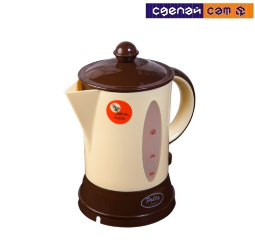 Электрочайник Polly люкс беж-коричневый Ш-д 