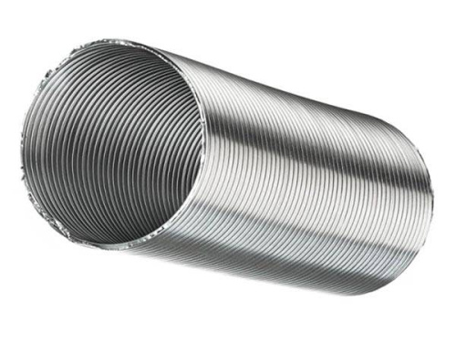10ВА1,5, Воздуховод гибкий алюминиевый гофрированный, L до 1,5м