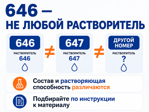 Растворитель 646 GoldDecor, 0,9 л фото 3