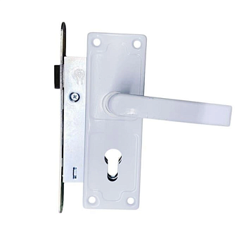 Замок врезной ЗВ4-Бт-1э-33-23/2.2 белый