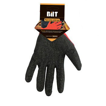 Перчатки рабочие RED LINE PROTECT2U S9 (с ярлыкодержателем)