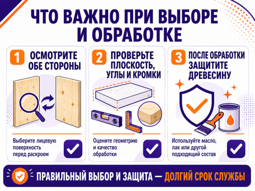 Мебельный щит из хвойной древесины, сращённый, сорт 1/2, 1000×1000×40 мм фото 4