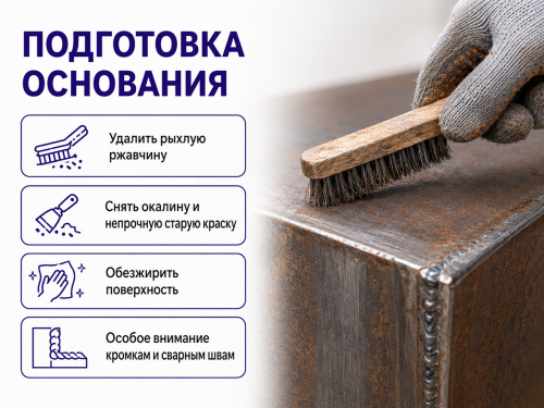 Грунт-эмаль NORDEN ARCTICOR 4 в 1, шоколадная RAL 8016, 0,9 кг фото 4