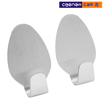 Крючки хозяйственные на двустороннем скотче (в блистере 4 шт)  BH074